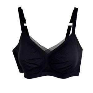 Honeylove Crossover Bra Womens 1X 40C 40D V Neck Mesh Support Comfort Wireless